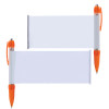 Transparent Orange Strasbourg Banner Pens